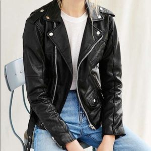 Pele Che Coco leather biker jacket